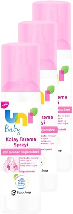Uni Baby Kolay Tarama Spreyi 200 Ml 3^lü Set P01586