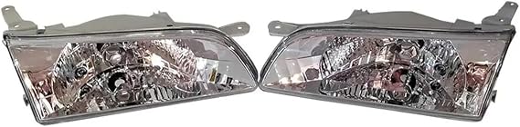 Car Headlamp A Pair Car Headlight For Toyota For Sprinter For Carib AE110 AE111 AE114 1998 Headlamp Car Headlights(Crystal)