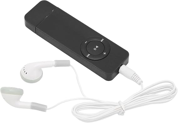 MP3 Player, 64GB Portable Digital Lossless Music MP3 Player, Portable HiFi Sound Mp3 Music Player, E-Book Listen To Novels Mini Player, for Students Kids(Black)