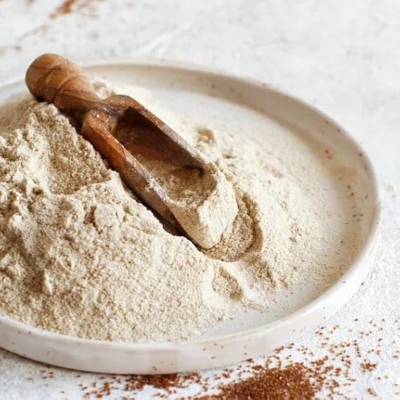 White Teff Flour Gluten Free 1kg, 2kg & 5kg – Wholegrain Gluten-Free Flour | High Fibre & Protein | Ideal for Baking, Pancakes