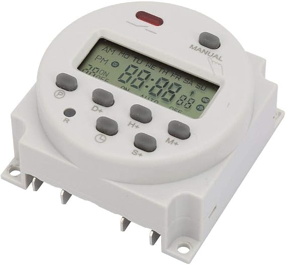 1S to 168H 5VA Programmable 7 Day Electronic Control Digital Timer Switch 12V DC