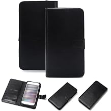 K-S-Trade Protective Case For Ruggear RG650 360° Wallet Case Compatible With Ruggear RG650 Cover Bookstyle Mobile Phone Protective Bag Bumper Pocket Sleeve Pouch Flipcover Flipcase Black, 1x