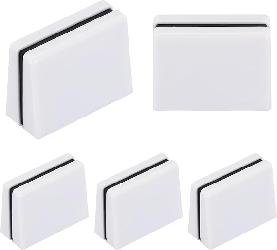 sourcing map Universal Fader Knobs, White Mixer Fader Caps Slider Potentiometer Replacement Plastic for DJ Controller Mixer Console, 5 Pack