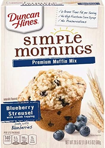 Duncan Hines Blueberry Muffin Mix, 20.6 oz 580 g