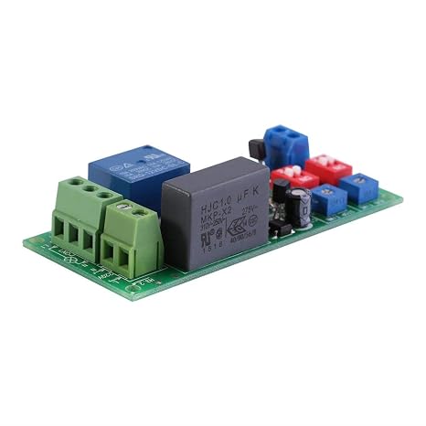Delay Time Relay Module AC100V-250V Infinite Loop Cycle Timer Module Delay Relay On/Off Adjustable Times Switch Module RD72-A
