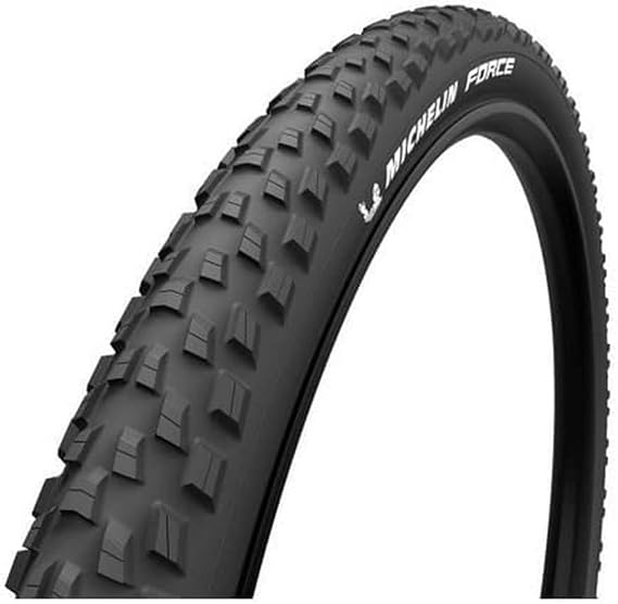 Michelin Force Rigid Tyre Black 27.5x2.10 - Entry-Level MTB XC Trail Bike Tire Durable Grip UK Singletracks Roots Rocks.