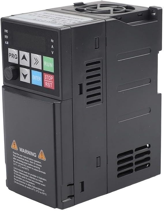 Variable Frequency Drive, 0.4kW 220V Single to Three Phase, VFD Controller with Digital Display, Advanced V/F Control for Motor Automation