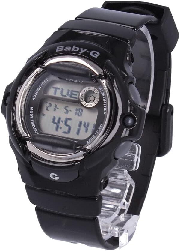 Casio BG-169R-1 Baby-G Baby G Watch, Womens, Waterproof, Digital, Black