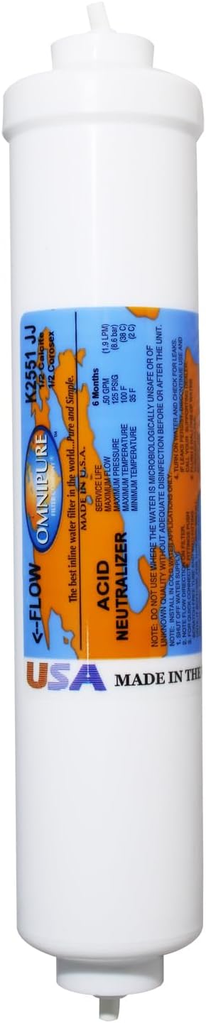 Spring Water Omnipure K2551 JJ Alkaline Water Purification Filter