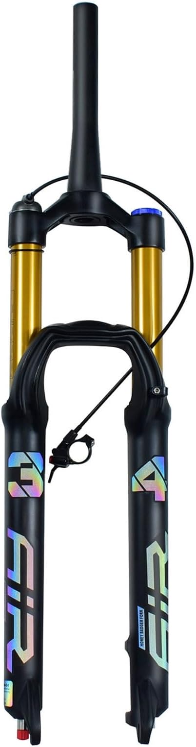 Mountain Bike Suspension Fork 27.5/29 Inch 160mm Travel 34mm Inner Tube MTB Air Front Forks for XC Offroad, Downhill Cycling