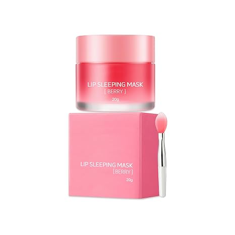 Lip Sleeping Mask Lip Balm for Lip Scrub Lip Mask Repairs Dry Peeling Lip Mask Moisturising Lip Mask Whitening Lip Wrinkles and Lip Balm 20 g