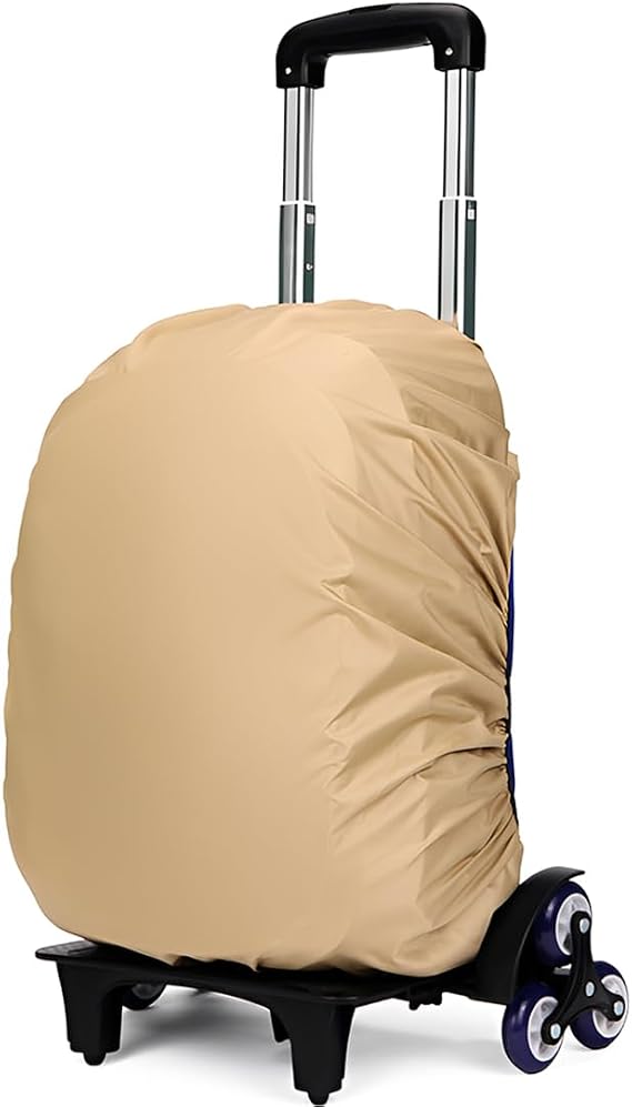1 Piece Waterproof Backpack Suitcase Cover, Waterproof Backpack Cover, Suitcase Cover, Rain Cover, Waterproof Backpack Cover (Khaki, C)