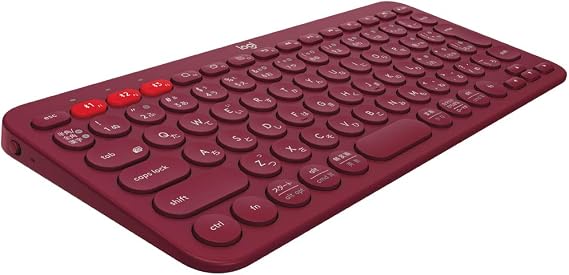 Logicool Wireless Keyboard, Bluetooth, Thin and Compact K380RD, Wireless Keyboard for Windows, Mac, iOS, Android, Chrome, K380, Genuine Domestic Product