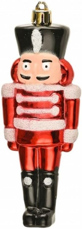 Karaca Home Nutcracker 2 Parça Ağaç Süsü Seti, Kırmızı