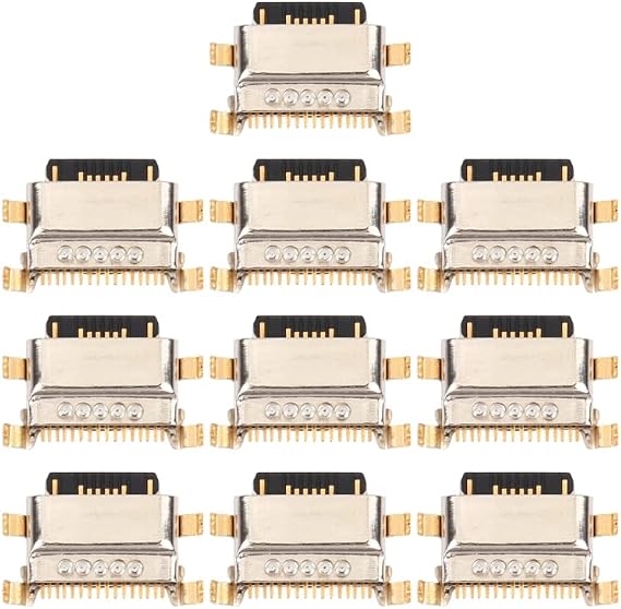 Cell Phone Replacement Accessories 10 PCS Charging Port Connector for Xiaomi Redmi 8A / Redmi 8 / Redmi 8A Dual/Redmi 8A Pro Repair Part