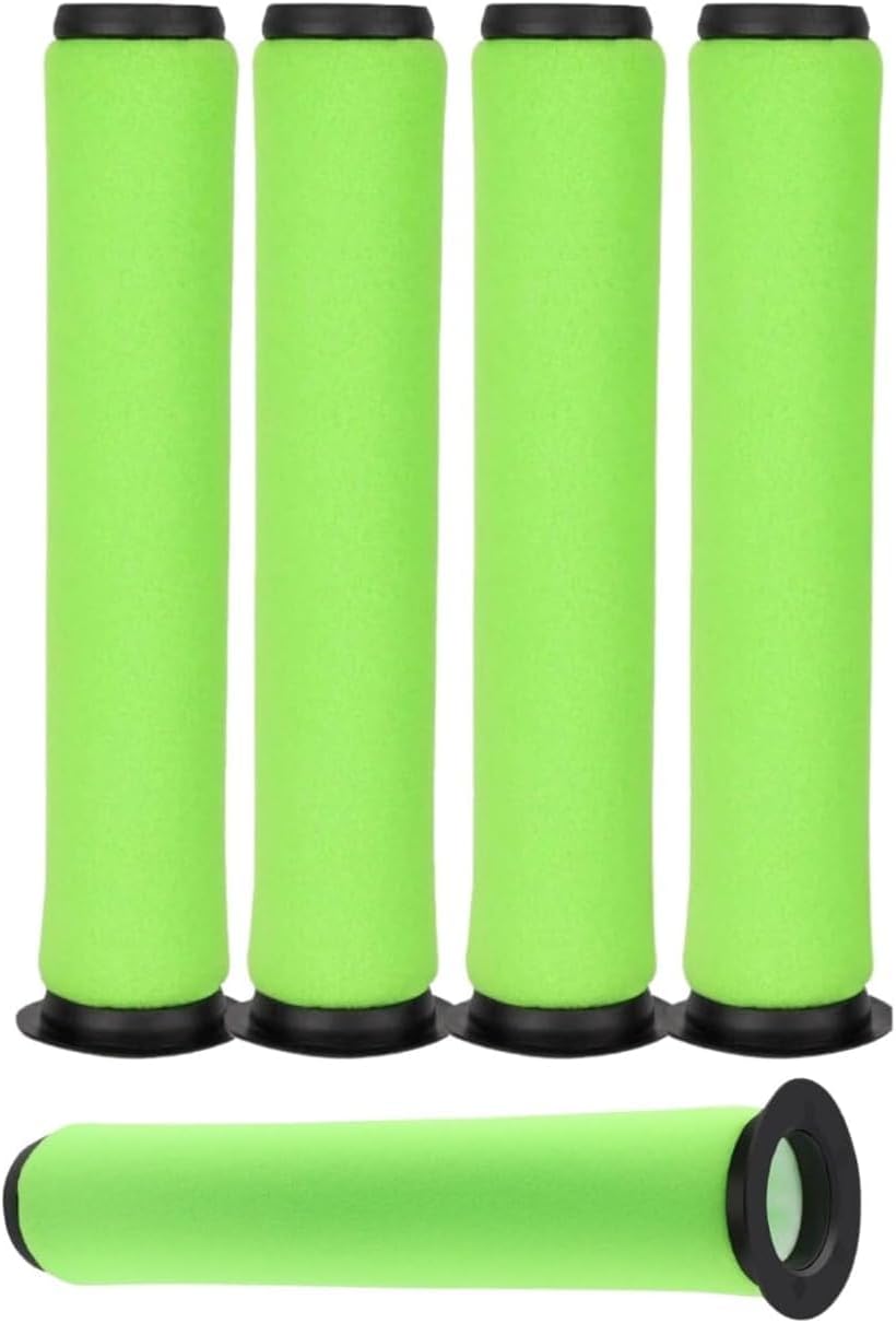 Pack 5 Compatible Gtech Air Ram Filters for MK2 & MK2 K9 | Gtech Spares Replacement Long Washable Cone Stick Filters for Cordless Vacuum Cleaners.