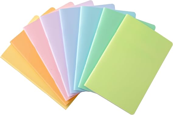 Artfan A5 Notebook - Notebook A5 with Premium Paper, Pack of 8