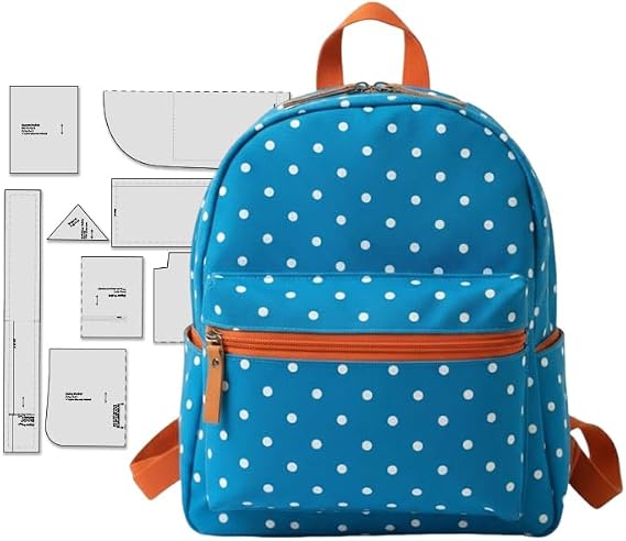 Backpack Sewing Patterns, 1:1 Scale Backpack Sewing Patterns, Stylish Backpack Prototype Patterns, Perfect Sewing templates for Handmade Bag Crafting – The Ideal Beginner