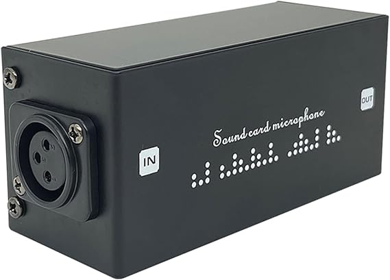 Dynamic Microphone Preamplifier Sound with 28dB Perfect for Studio Microphone Preamp Boosters