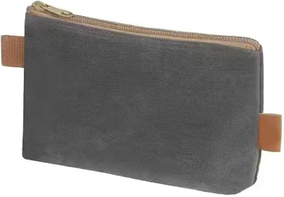 Multifunctional Canvas Tool Holder Bag, Gray Small