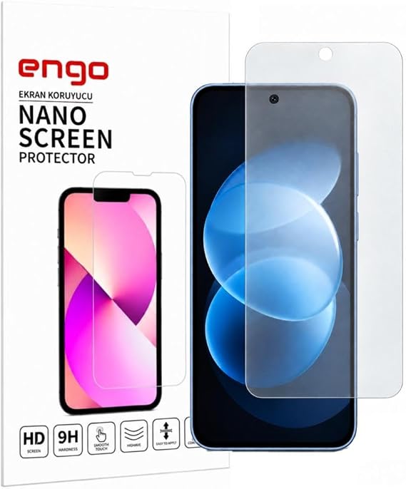Engo Xiaomi Note 17 Pro İle Uyumlu Mat Ekran Koruyucu 6.83 İnç, Anti-Glare Yansıma Önleyici, Çizilmeye Dayanıklı Kırılmaz Nano Cam
