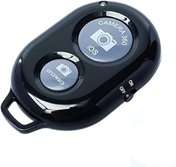 Coverzone Bluetooth Kablosuz Uzaktan Kumanda İOS Android Uyumlu Kamera Deklanşör Düğmesi Remote Shutter