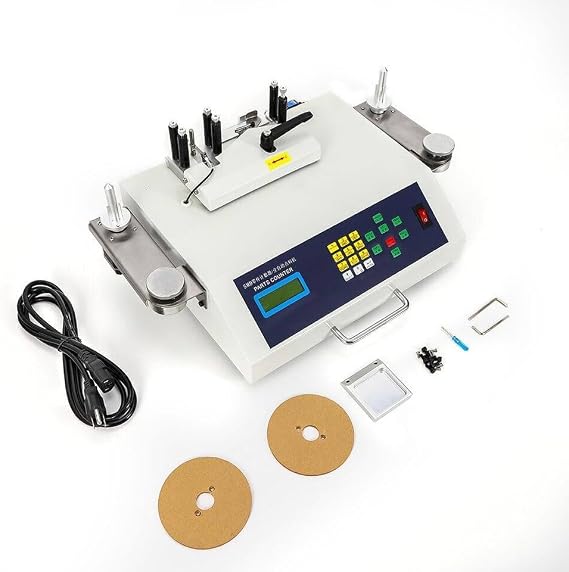 Automatic SMT Component Counting Machine, 50W High Speed Parts Counter with Multi-Level Speed Regulation for Precision Machine Parts Processing