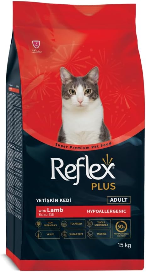 Reflex Plus Kuzulu Kuru Kedi Maması, 15 Kg