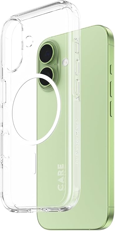 CARE by PanzerGlass Flagship iPhone 17 Transparent Urban Explorer Beyaz MagSafe Uyumlu Kılıf