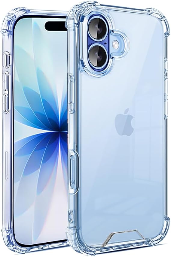 Melomon Case for iPhone 17 (6.3-inch), Clear 17 Case Soft Fit Anti-Scratch Shockproof Airbag Drop Protection Phone Bumper Cover for iPhone 17 - Clear