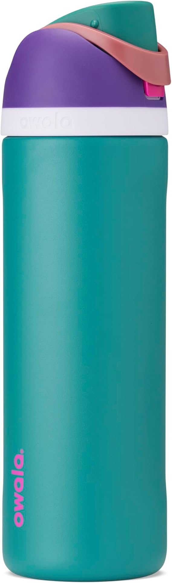 Owala FreeSip Stainless Steel Insulated Water Bottle with Straw - BPA Free - Ideal for Travel, 80s Ski Slopes, 23oz