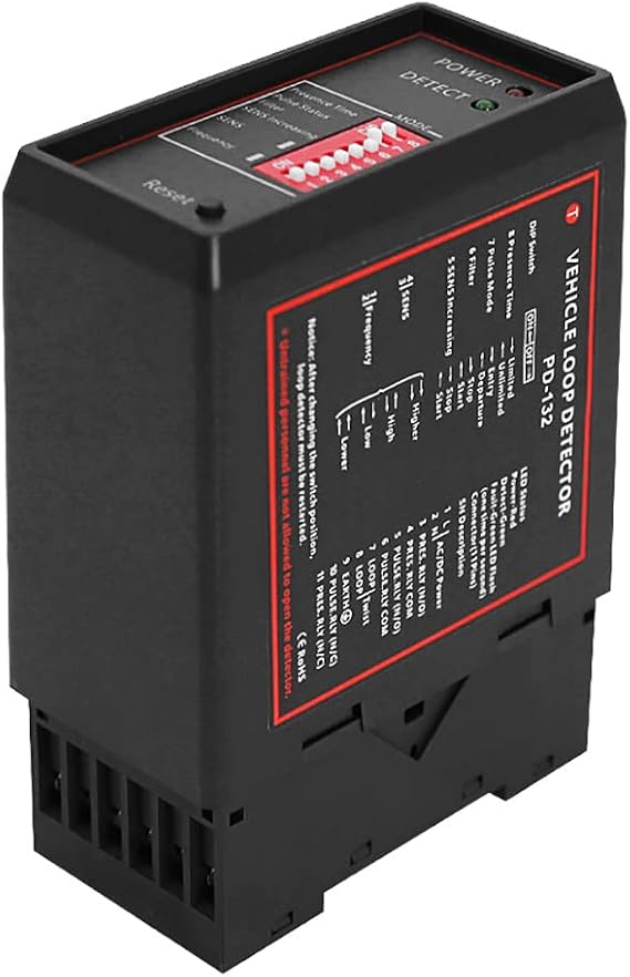 Single Channel Inductive Vehicle Loop Detector Gate Sensor for Parking Lot Access Control