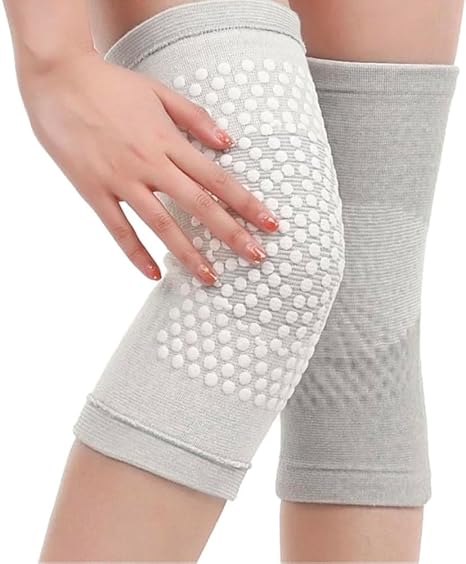 Yumşacık Konforlu Dizlik Kendinden Isıtmalı Destek Dizlik Isıtıcı Gri (YURT DIŞINDAN) M,L, XL Beden, 2’li Isıtıcı Destek – Termal, Esnek, Eklem Koruyucu, Ağrı Azaltıcı, Gri Diz Isı Bandı (Medium)