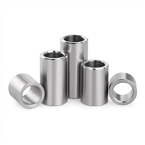 Inner Diameter 9mm 10mm 304 Stainless Steel Sleeve Bushing Bearing Waterproof and Rustproof High Intensity(10x16x20-5Pcs)