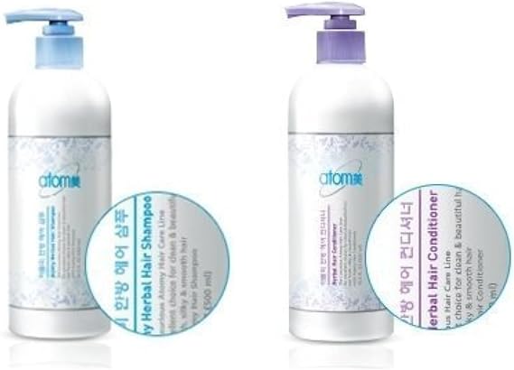 Atomy Herbal Hair Shampoo 500ml + Conditioner 500ml by ATOMY