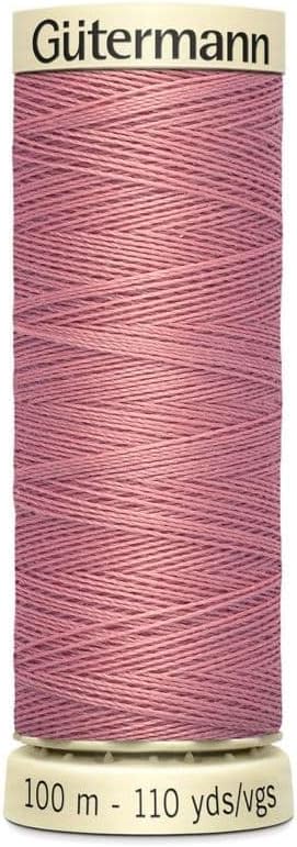 Gutermann Sew All Polyester Thread, 100Mtr, vintage Pink (0473)