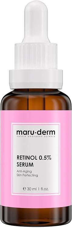 Maruderm Retinol%0.5 Cilt Yenileyici Bakım Serumu – Besleyici Bitkisel Yağlar & Seramid ile İnce Çizgi Karşıtı Yüz Serumu, 30 ML