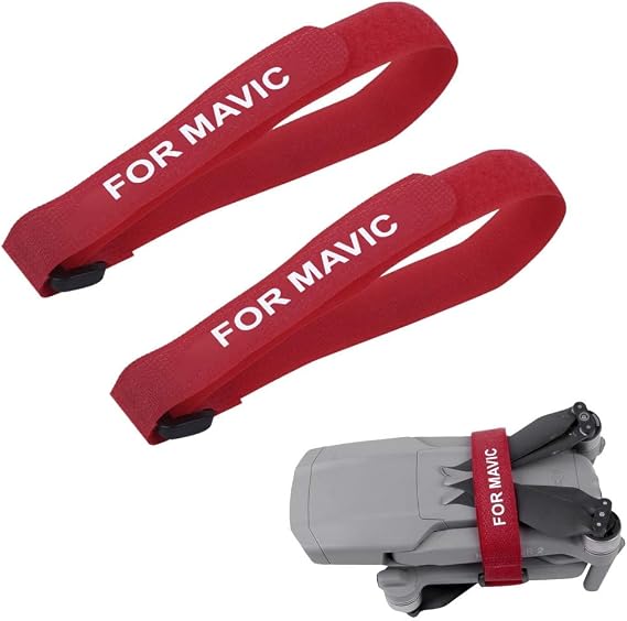 Propeller Holder Straps for DJI Mini 5 Pro/Mini 4K/4/3 Pro Mavic 4 Pro/3 Pro Air 3S/3 Universal Strap Stabilizer Protective Strap for Drones Accessory (Red)