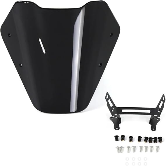 Motorcycle Windshield Motorcycle Front Fit For Honda CB750 Hornet 2025-2026 Windshield Windpof Accessories Wind Screen Deflector Viser Visor Windscreen Spoiler(Black)