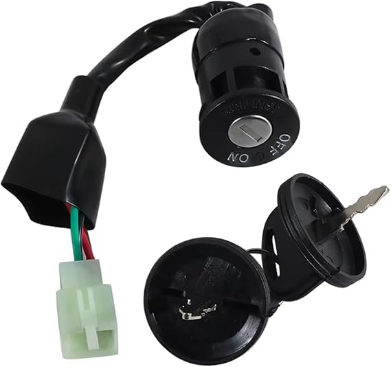 Ignition Switch with Key For Polaris For OUTLAW For 50 2008-2019，90 2007-2014/2016，110 2016-2024 For SAWTOOTH 200 2007 Ignition Switch Locks