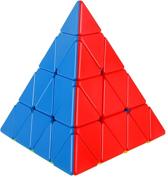 Willking 4x4 Pyramid Stickerless Magic Cube Master Pyraminx 4X4 Speed Cube