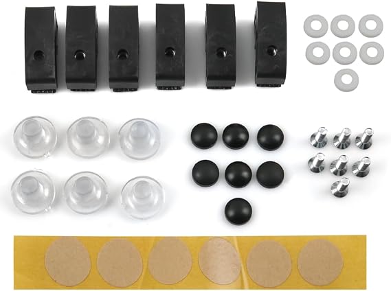ROBUST Bonnet Wind Bug Stone Deflector Assembly Clips Set Compatible With All Vehicles