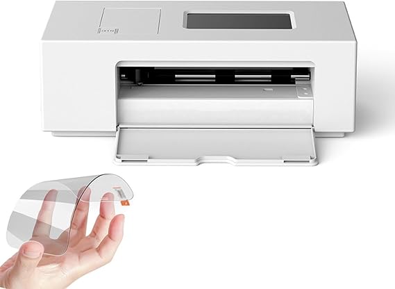 Screen Protector Cutting Machine, 10.5in Multifunctional Hydrogel TPU Cutter with Touch Screen for Camera, Laptop, Mobile Devices