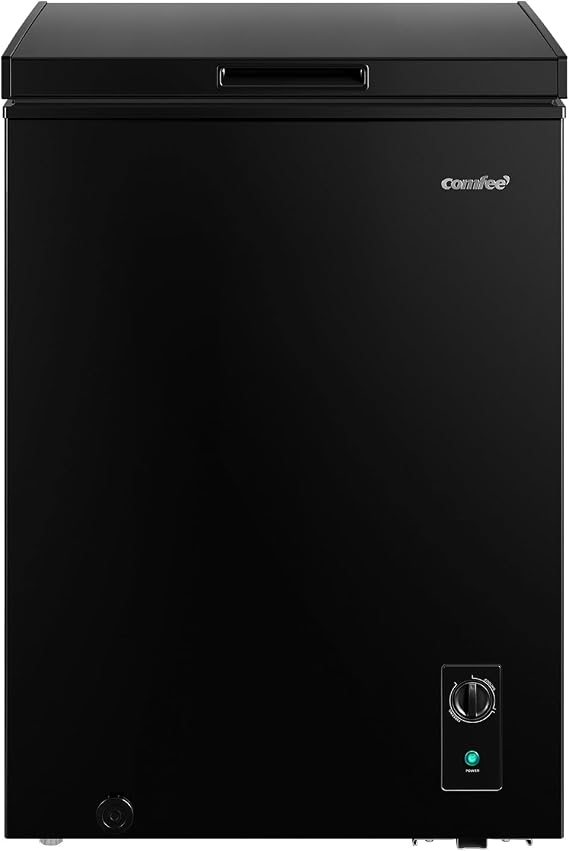 COMFEE' 99L Chest Freezer, Convertible Refrigeration Mode, RCC102BL2UK(E) [Energy Class E]