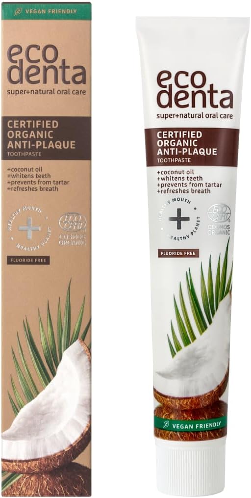 AntiPlaque Toothpaste with Coconut Oil