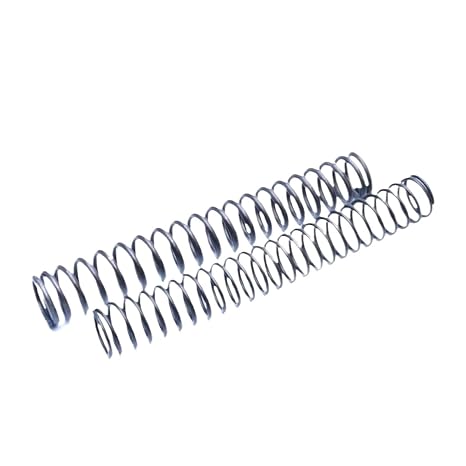 2 Pcs 65Mn Wire Diameter 0.6mm Spring Steel Compression Extended Pressure Springs OD 3-18mm Length 150-300mm(200mm,10mm)