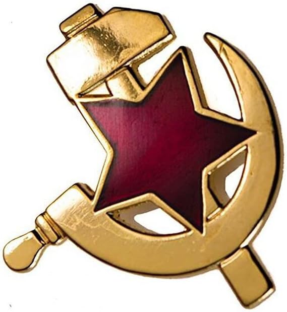 Soviet Red Star With Hammer And Sickle Icons Cccp Ussr Emblem Brooch Union Pin Badge