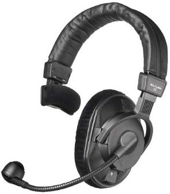 beyerdynamic DT-280-V11-MKII-200-8 Single-Ear Headset with Hypercardioid Microphone and Built-In Pre-Amplifier, 80 Ohms