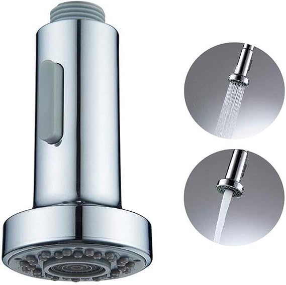 Kitchen Spray Head - 2 Functions Spare Or Replacement Multi-Function Pull-Out Spout Head for Kitchen Sink Tap, Spray Tap Head Universal G 1/2