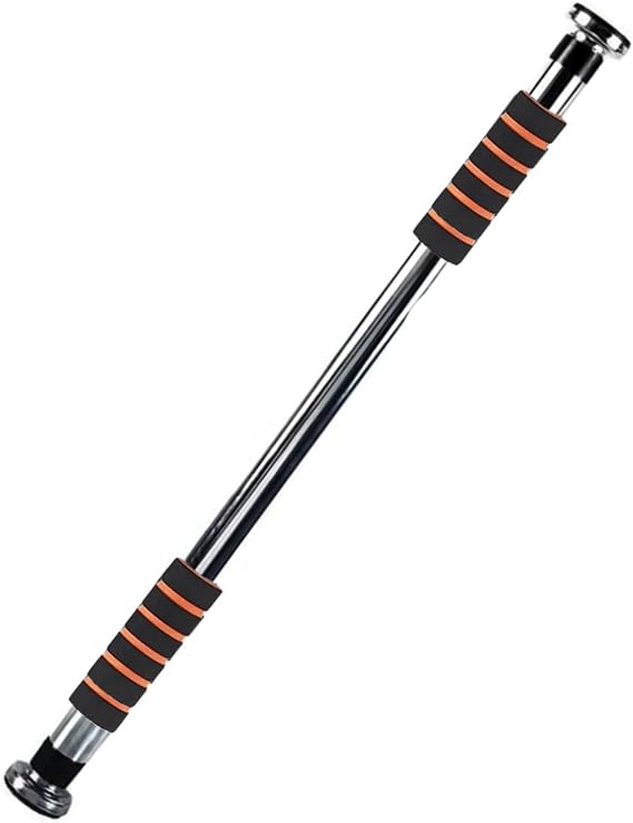 Zauss Uzun Barfiks Çubuğu 80-130 Cm Çift Süngerli Ayarlanabilir Barfiks Çekme Demiri Barfiks Aleti